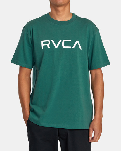 1 Big RVCA Dayshift Tee Green AVYZT01257 RVCA