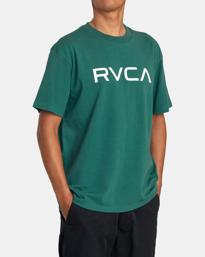 4 Big RVCA Dayshift Tee Green AVYZT01257 RVCA
