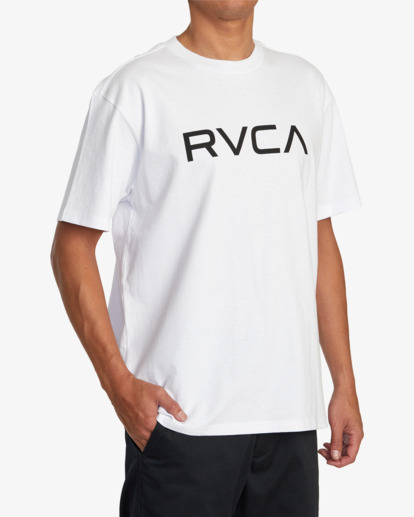 4 Big RVCA Dayshift Tee White AVYZT01257 RVCA