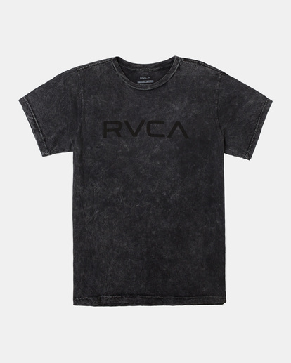 0 Big RVCA Tie-Dyed Tee Black AVYZT01261 RVCA