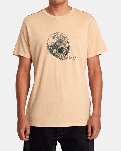 2 Doomsday Tee Beige AVYZT01264 RVCA