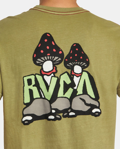 7 Mycelyum Tee Beige AVYZT01266 RVCA