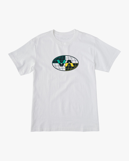 0 Global Inc Slub Tee White AVYZT01279 RVCA