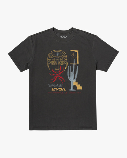 0 Dreamscape Tee Black AVYZT01288 RVCA