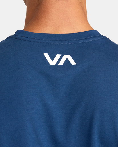 6 Icon Tee Blue AVYZT01365 RVCA