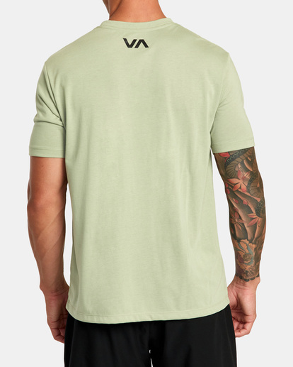 3 Icon Tee Green AVYZT01365 RVCA