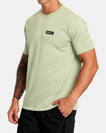 6 Icon Tee Green AVYZT01365 RVCA