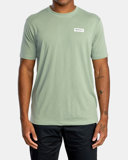 3 Icon Tee Green AVYZT01365 RVCA