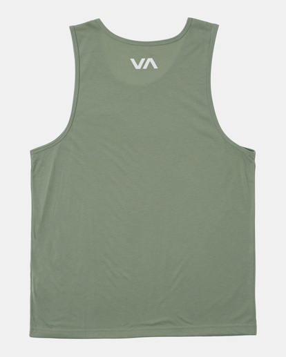 1 Icon Tank Top Green AVYZT01366 RVCA