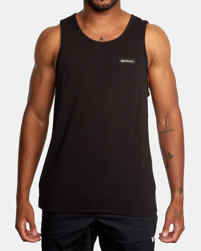 3 Icon Tank Top Black AVYZT01366 RVCA