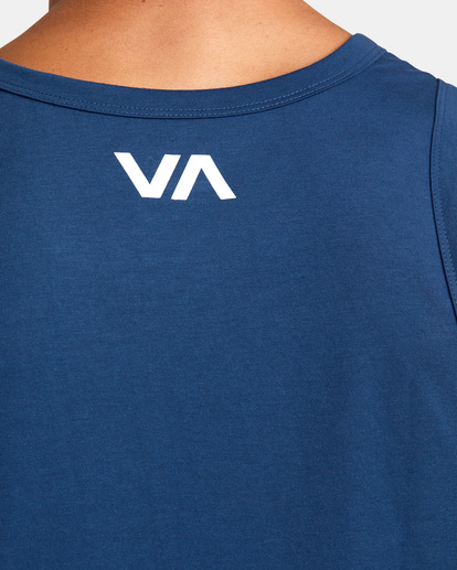 6 Icon Tank Top Blue AVYZT01366 RVCA
