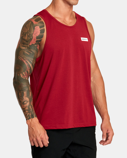 4 Icon Tank Top Grey AVYZT01366 RVCA