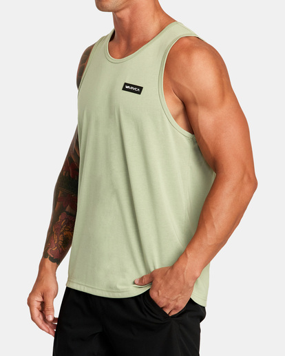 4 Icon Tank Top Green AVYZT01366 RVCA