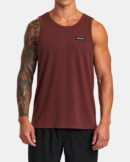 1 Icon Tank Top Brown AVYZT01366 RVCA