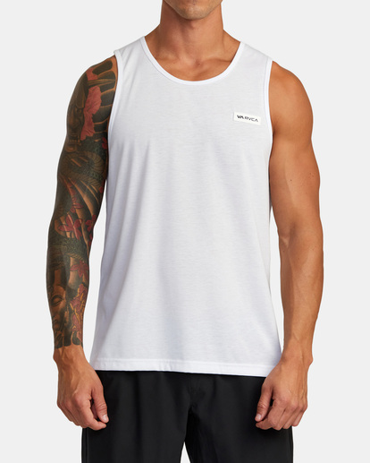 3 Icon Tank Top White AVYZT01366 RVCA