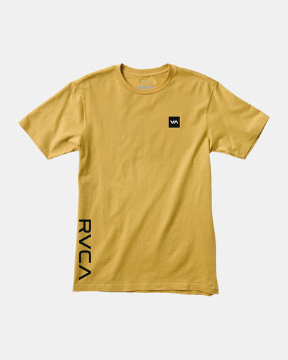 0 RVCA 2X Tee Yellow AVYZT01368 RVCA