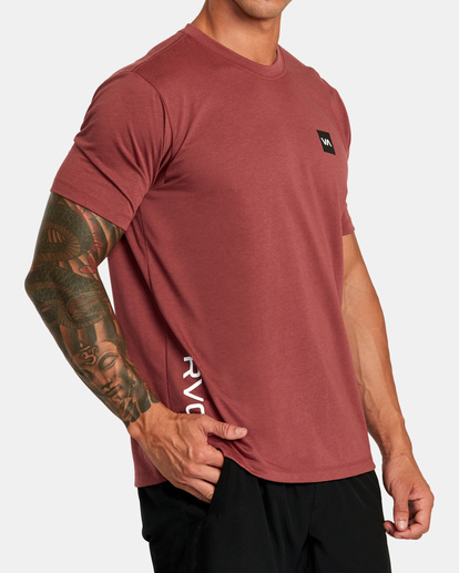 5 RVCA 2X Tee Red AVYZT01368 RVCA