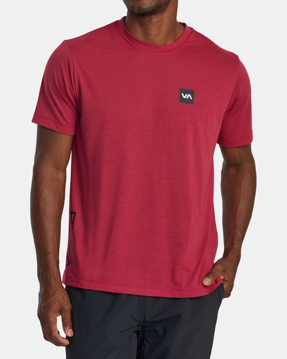 0 RVCA 2X Tee Red AVYZT01368 RVCA