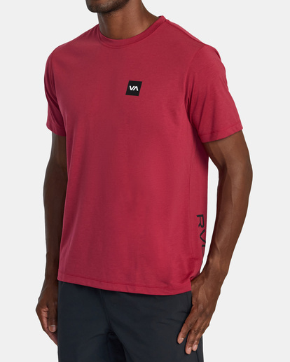 2 RVCA 2X Tee Red AVYZT01368 RVCA
