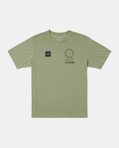 0 VA Mark Tee Green AVYZT01369 RVCA