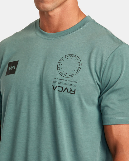 5 VA Mark Tee Blue AVYZT01369 RVCA