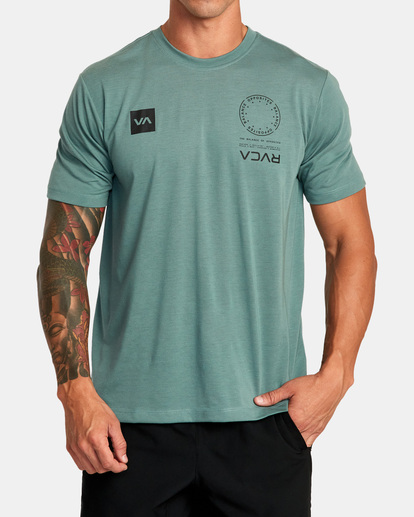 1 VA Mark Tee Blue AVYZT01369 RVCA