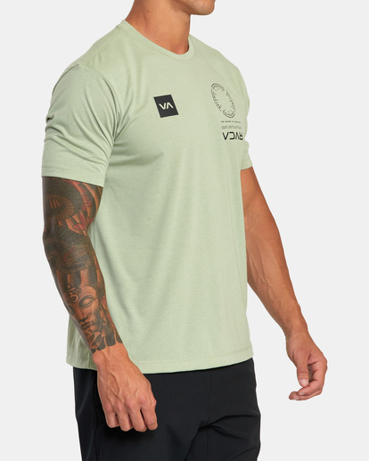 6 VA Mark Tee Green AVYZT01369 RVCA