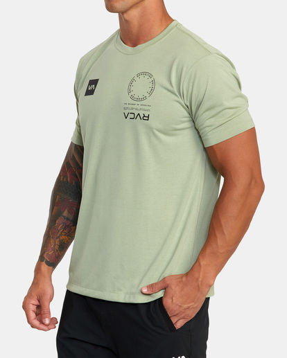 7 VA Mark Tee Green AVYZT01369 RVCA