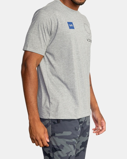 6 VA Mark Tee Grey AVYZT01369 RVCA