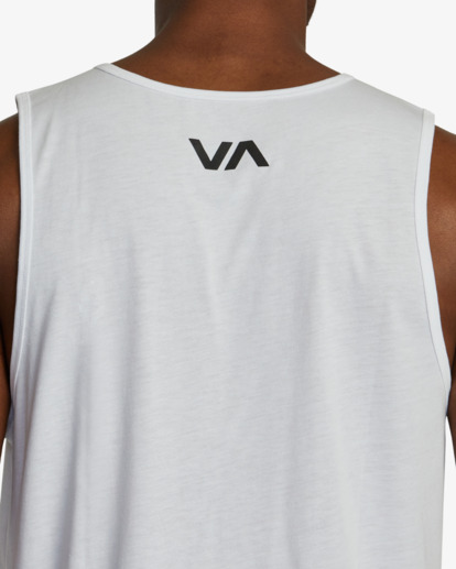 9 VA RVCA Blur Tank Top White AVYZT01371 RVCA
