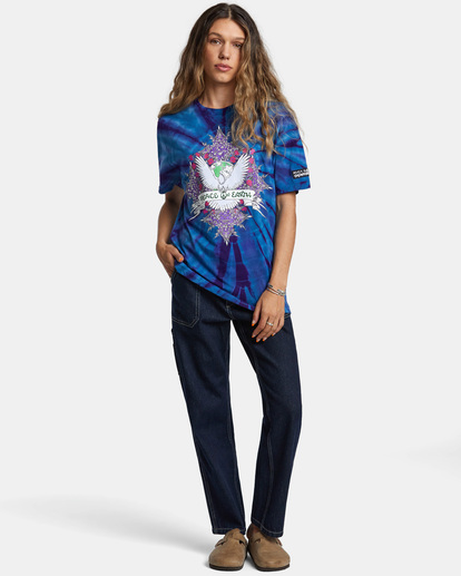 8 RVCA x FREAKTOPIA - Unisex T-Shirt White AVYZT01382 RVCA