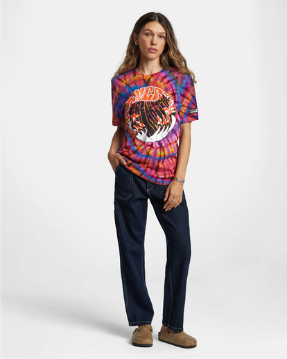 7 Freaktopia Mushroom Tee White AVYZT01384 RVCA