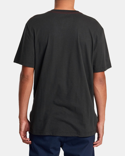 2 ANP Pocket Tee Black AVYZT01396 RVCA