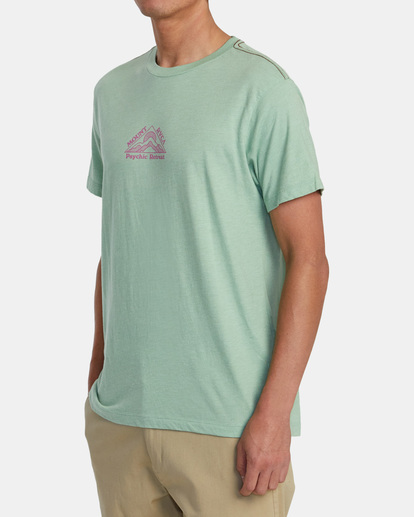 4 Psychic Retreat T-Shirt Green AVYZT01465 RVCA