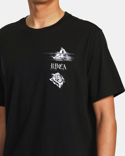 6 Benjamin Jeanjean Tiger Beach Tee Black AVYZT01480 RVCA