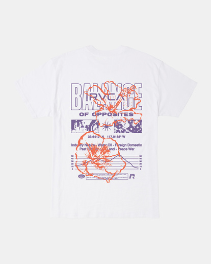 0 Technical Support T-Shirt White AVYZT01493 RVCA