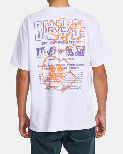 3 Technical Support T-Shirt White AVYZT01493 RVCA