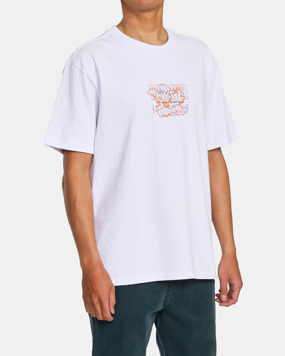 5 Technical Support T-Shirt White AVYZT01493 RVCA