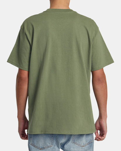2 Stitched RVCA T-Shirt  AVYZT01494 RVCA