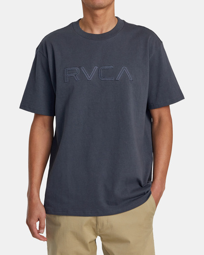 1 Stitched RVCA T-Shirt Black AVYZT01494 RVCA