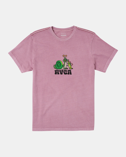 0 Hookah Snail T-Shirt Purple AVYZT01500 RVCA