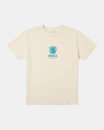 1 Cell Palm T-Shirt Beige AVYZT01518 RVCA