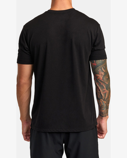 2 RVCA Pin Block T-Shirt Black AVYZT01538 RVCA