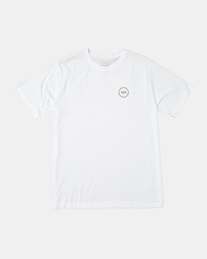 0 VA Levels Short Sleeve T-Shirt White AVYZT01539 RVCA