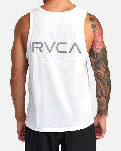 3 VA Levels Tank White AVYZT01542 RVCA