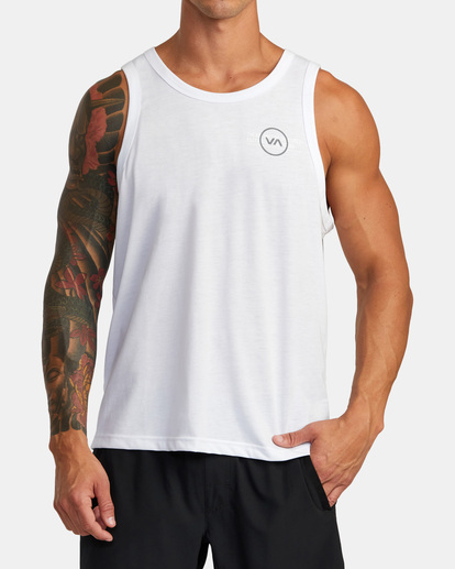2 VA Levels Tank White AVYZT01542 RVCA