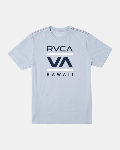 0 Island Radio Tee Blue AVYZT01544 RVCA