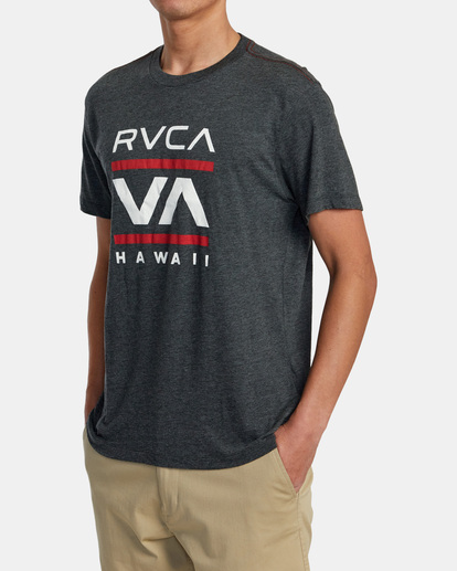 3 Island Radio Tee Black AVYZT01544 RVCA