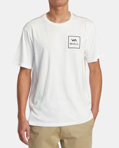 2 Camo All The Way Tee White AVYZT01546 RVCA