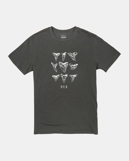 0 Horton Sharkbite Tee Black AVYZT01549 RVCA